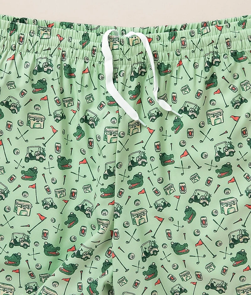 Gator Golf Stretch Swim Trunks