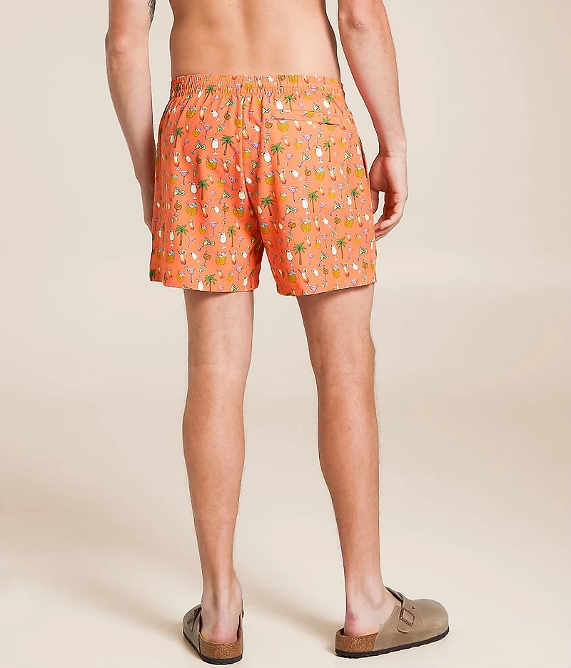Mixed Drinks Stretch Swim Trunks