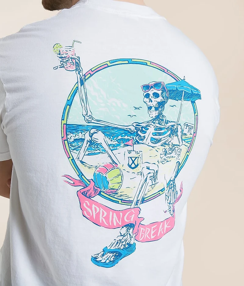 Spring Break Skeleton T-Shirt