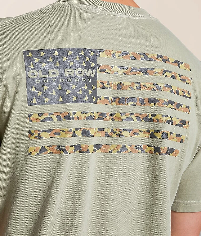 80's Camo Flag T-Shirt