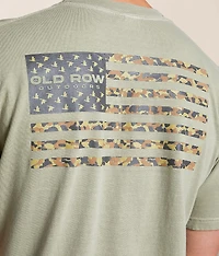 80's Camo Flag T-Shirt