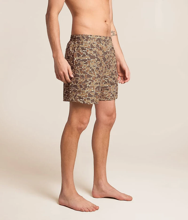 Camo Stretch Swim Trunks