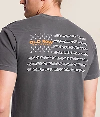 80s Camo Flag T-Shirt