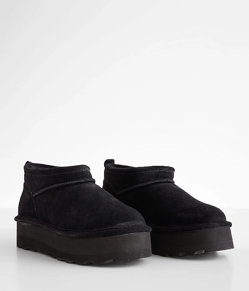 Retro Super Shorty Platform Leather Ankle Boot