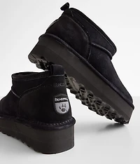 Retro Super Shorty Platform Leather Ankle Boot