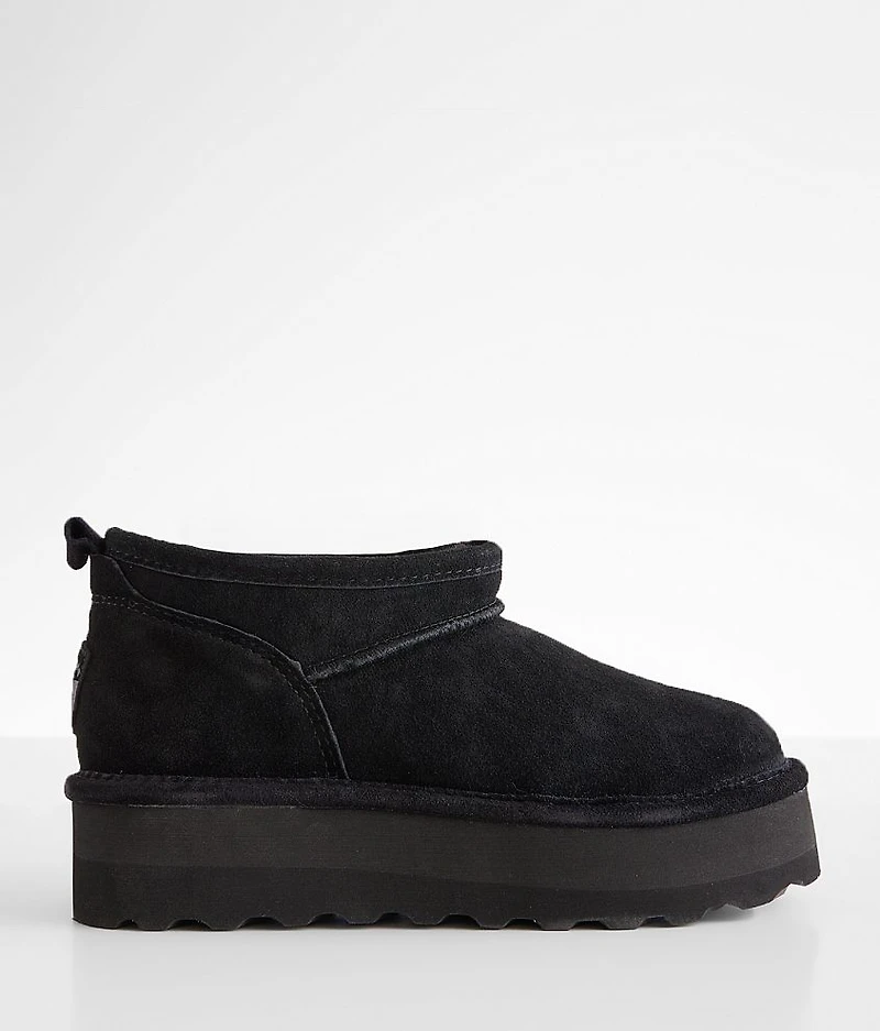 Retro Super Shorty Platform Leather Ankle Boot