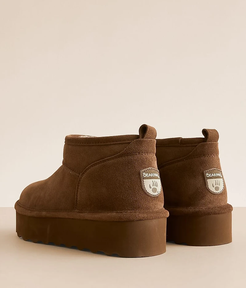 Retro Super Shorty Platform Leather Ankle Boot