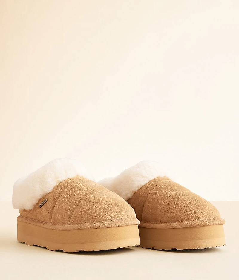 Ari Platform Leather Slipper