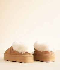 Ari Platform Leather Slipper