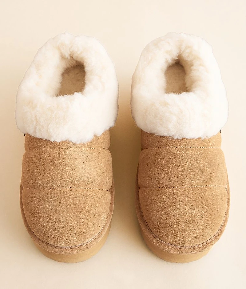 Ari Platform Leather Slipper