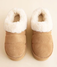 Ari Platform Leather Slipper