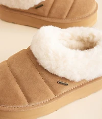 Ari Platform Leather Slipper