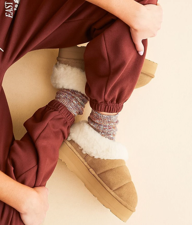 Ari Platform Leather Slipper