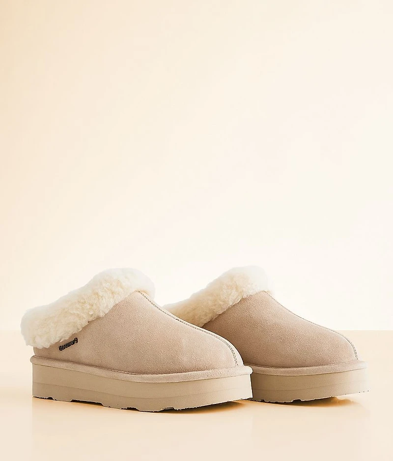 Brynne Platform Suede Slipper