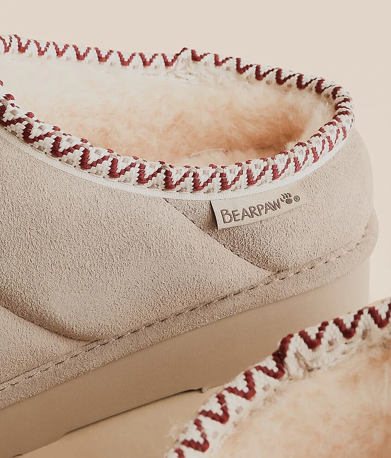 Quilted Martis Suede Slipper