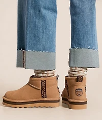 Retro October Leather Ankle Boot