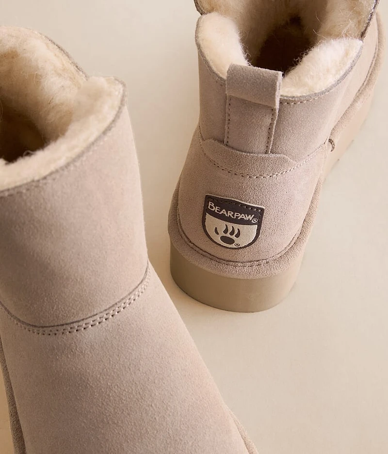 Retro Daisty Platform Leather Ankle Boot