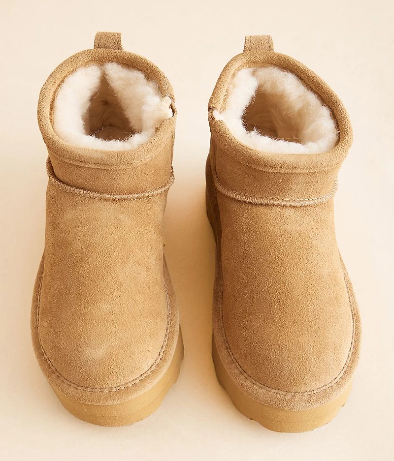 Girls - Retro Shorty Leather Ankle Boot
