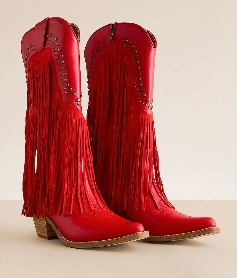 Adela Fringe Western Boot
