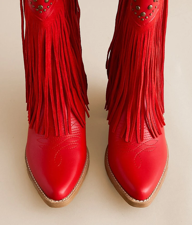 Adela Fringe Western Boot