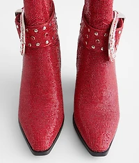 Antonia Rhinestone Western Ankle Boot