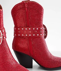 Antonia Rhinestone Western Ankle Boot