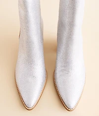 Arisa Glitz Western Ankle Boot