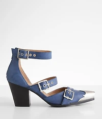 Beast Fashion Dakota Cage Western Ankle Boot