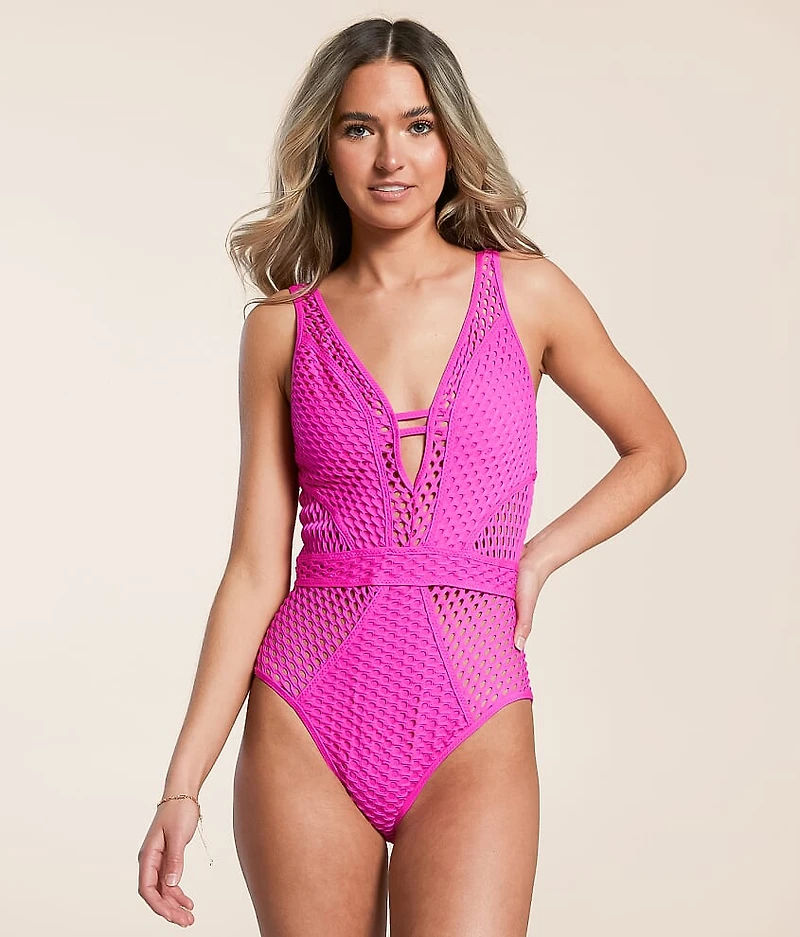 Castaway Plunging Swimsuit
