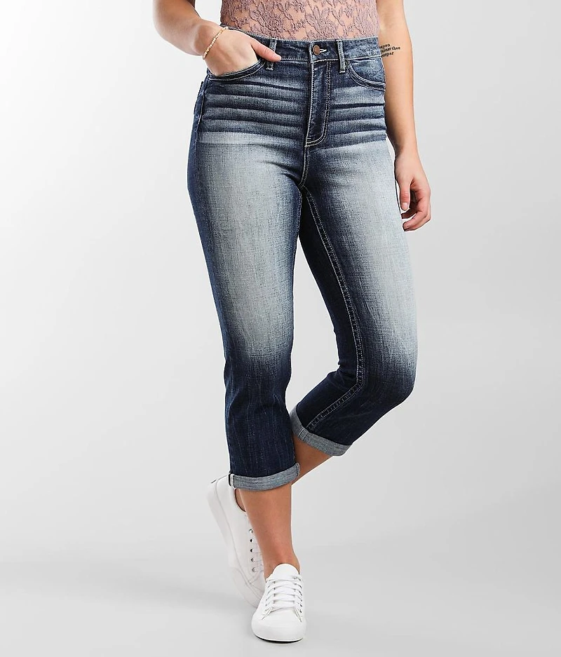 Parker Cuffed Stretch Capri Jean