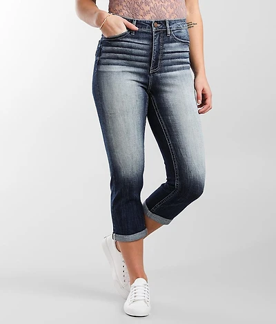 Parker Cuffed Stretch Capri Jean