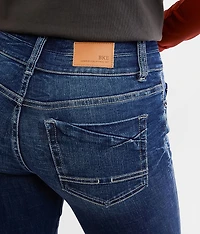Stella Mid-Rise Straight Stretch Cuffed Jean
