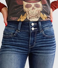 Stella Mid-Rise Straight Stretch Cuffed Jean
