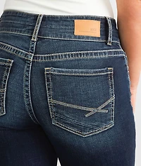 Gabby Cuffed Stretch Capri Jean