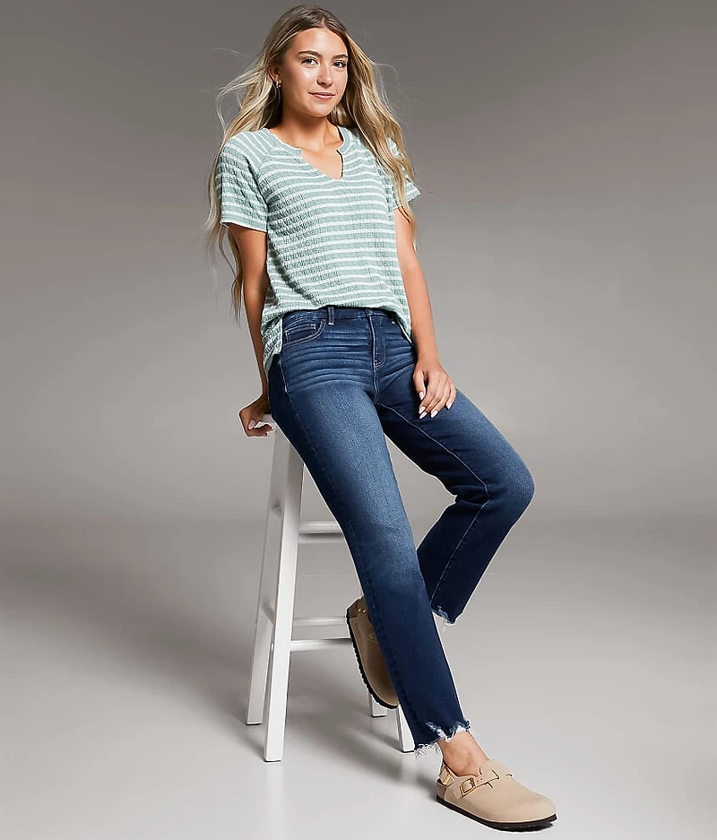 BKE Gabby Cropped Straight Stretch Jean