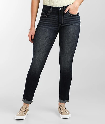 Stella Mid-Rise Ankle Skinny Cuffed Jean