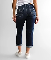 Payton Cuffed Stretch Capri Jean