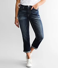 Payton Cuffed Stretch Capri Jean