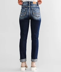 Parker Ankle Straight Stretch Cuffed Jean