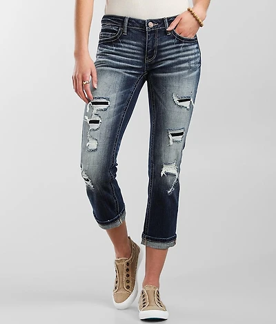 Stella Cuffed Stretch Capri Jean