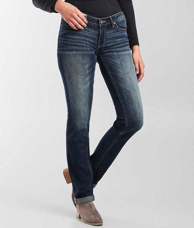 BKE Stella Straight Stretch Cuffed Jean