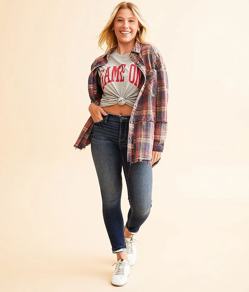Gabby Ankle Skinny Stretch Cuffed Jean