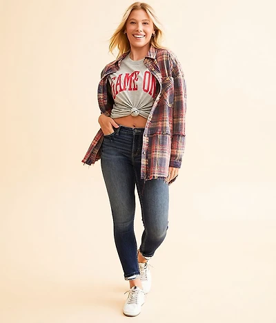 Gabby Ankle Skinny Stretch Cuffed Jean