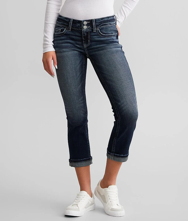 BKE Stella Cuffed Stretch Capri Jean