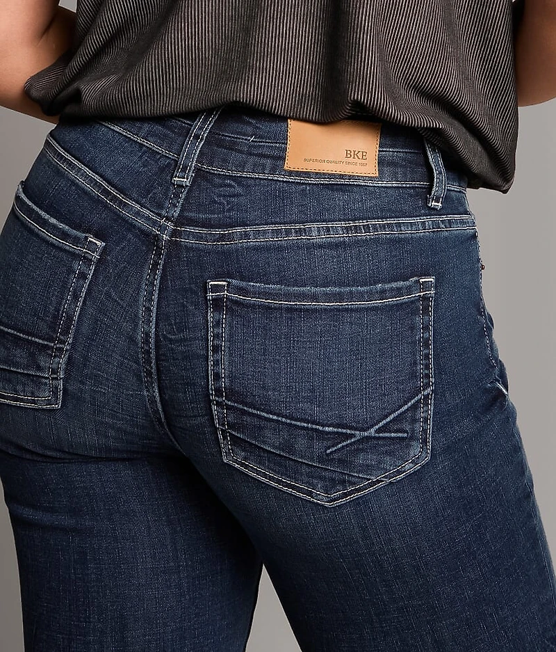 Gabby Cuffed Stretch Capri Jean