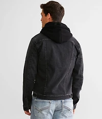 Bradley Hooded Denim Stretch Jacket