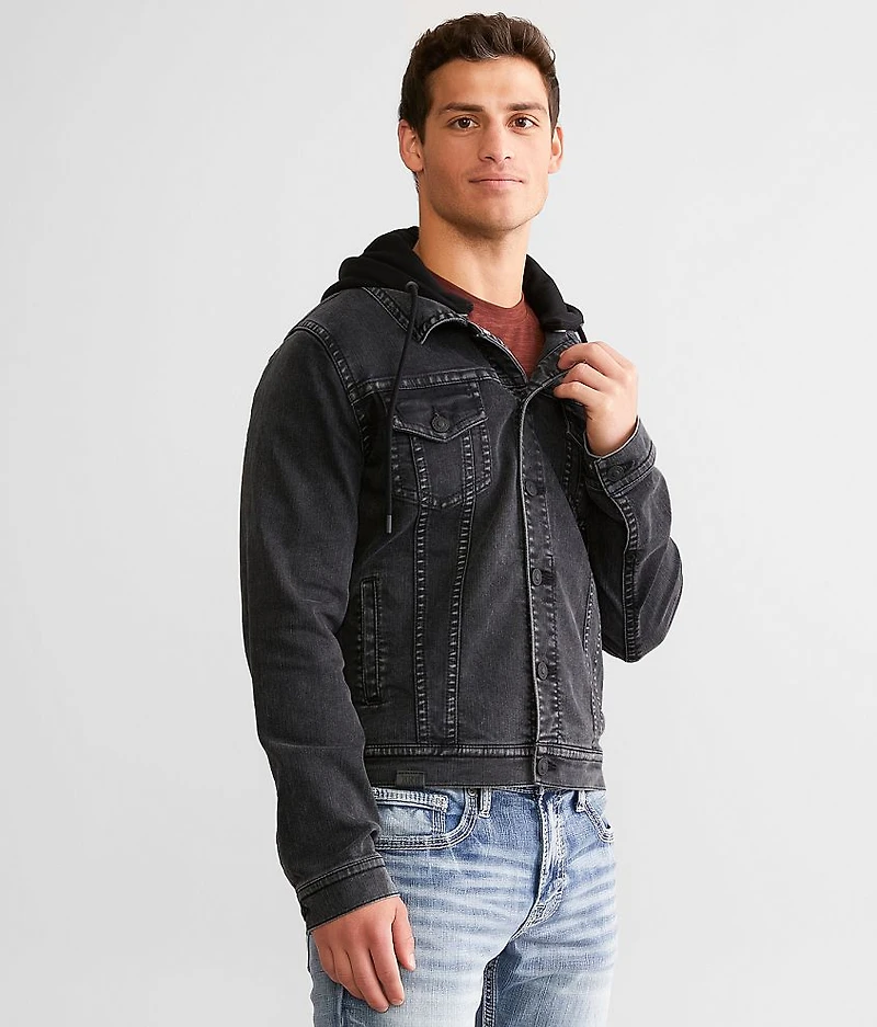 Bradley Hooded Denim Stretch Jacket