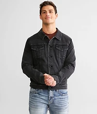 Bradley Hooded Denim Stretch Jacket