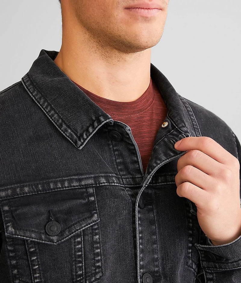 Bradley Hooded Denim Stretch Jacket