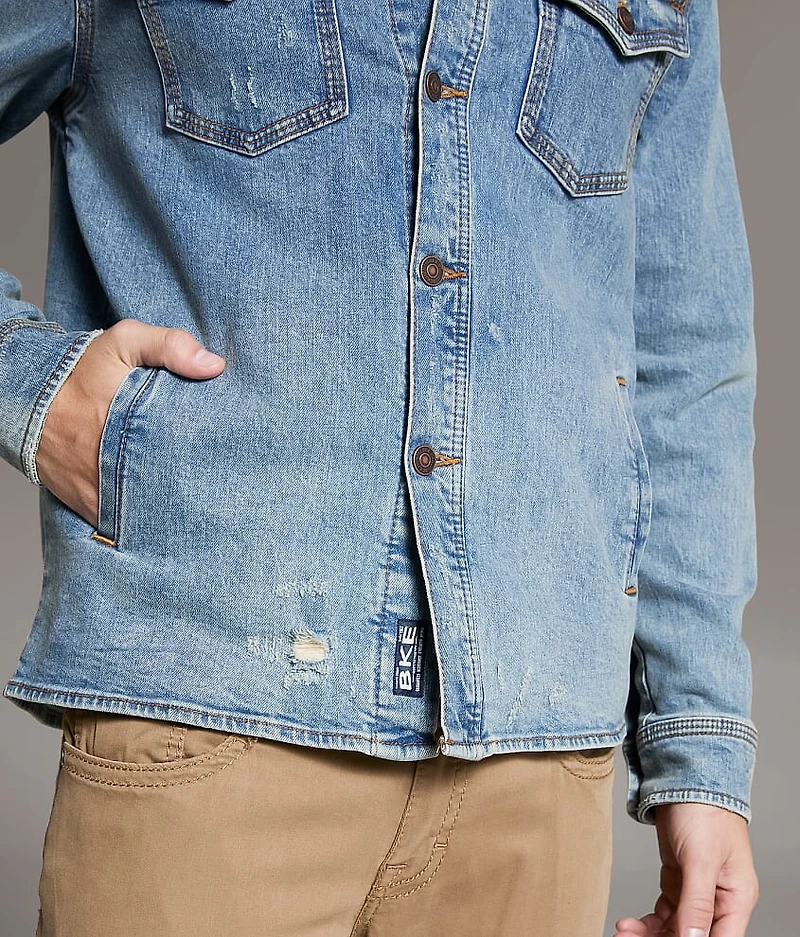 Bradley Denim Stretch Shacket